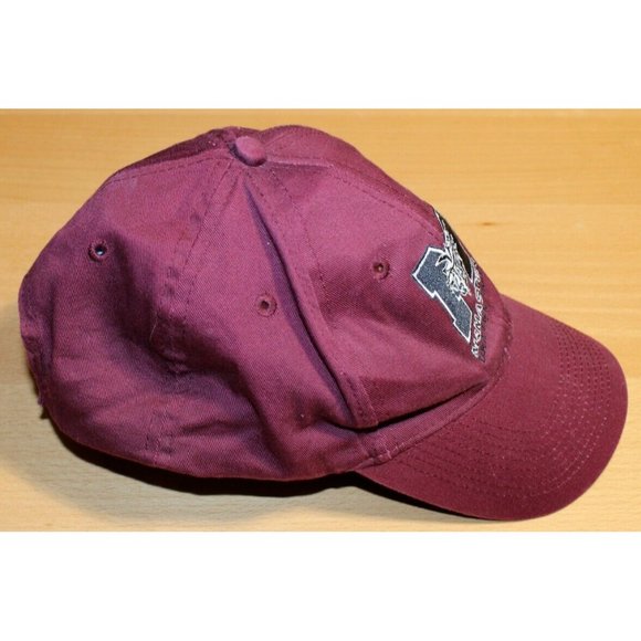 McMaster Dragon Boat Club Snapback Hat Cap Mens OS One Size Adjustable Burgundy - Picture 3 of 8